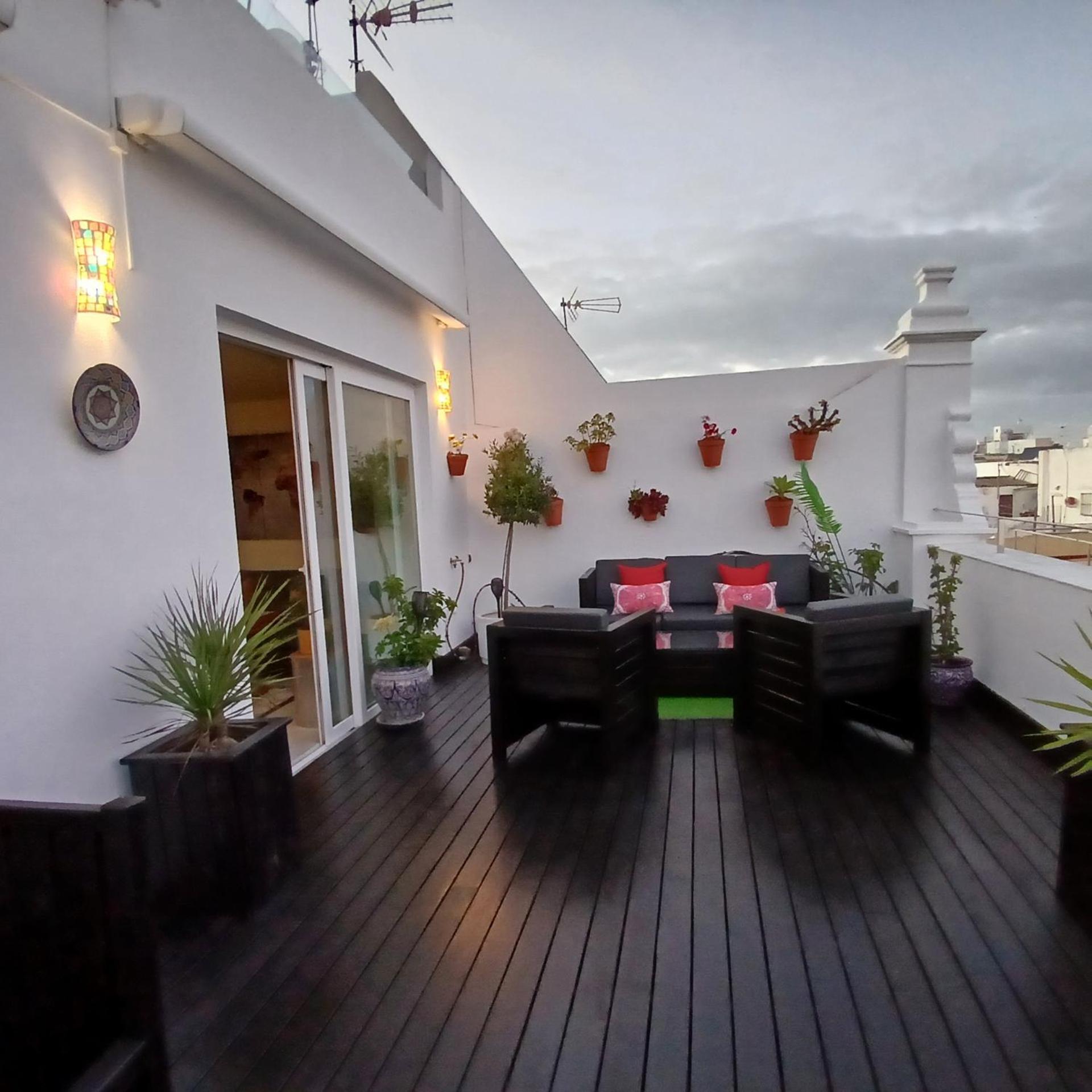 ***** Attic With Impressive Views And Jacuzzi Apartment Cadiz Luaran gambar