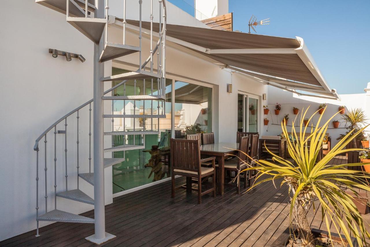 ***** Attic With Impressive Views And Jacuzzi Apartment Cadiz Luaran gambar