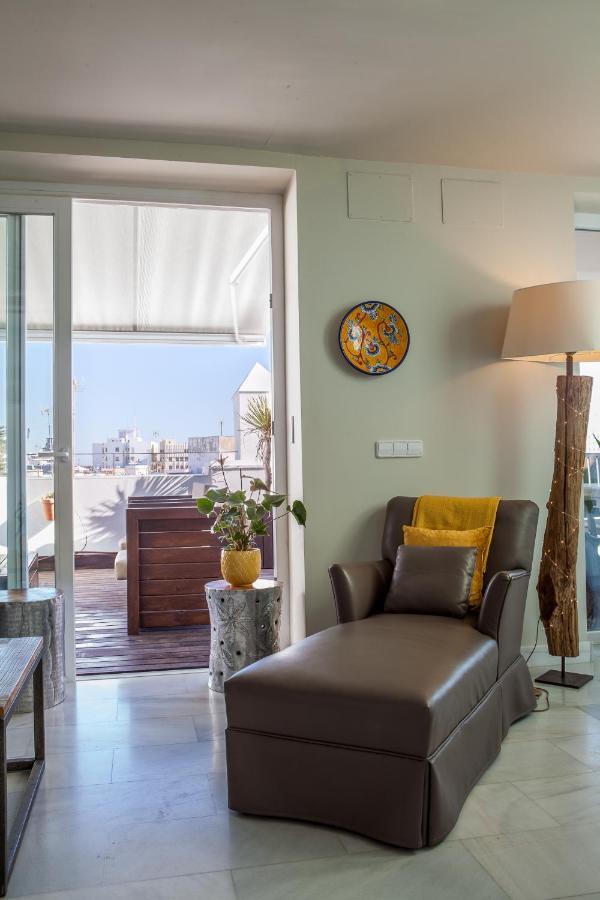 ***** Attic With Impressive Views And Jacuzzi Apartment Cadiz Luaran gambar